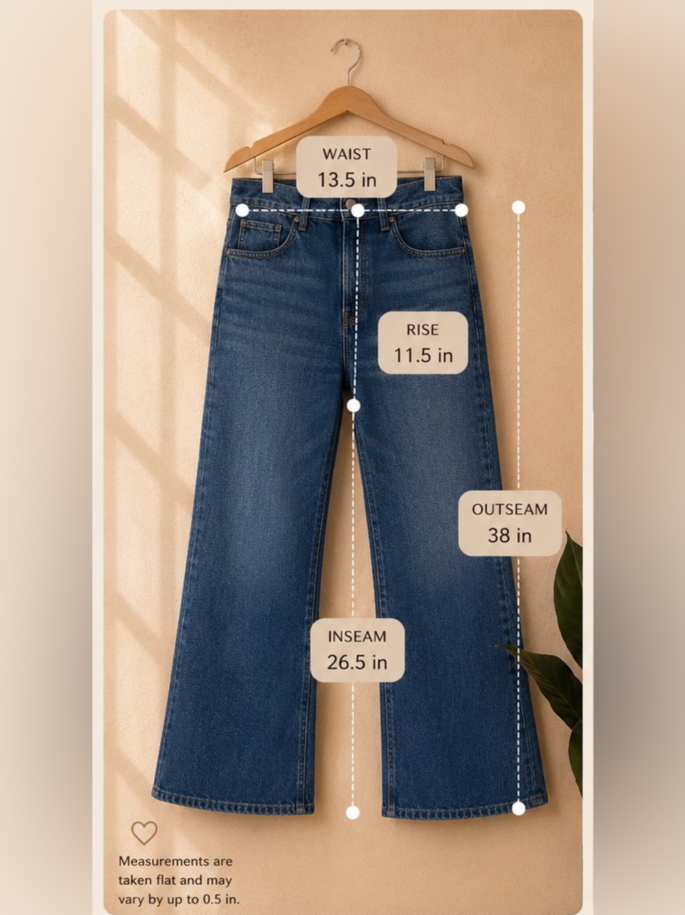 Toteme Indigo High-Rise Wide-Leg Jeans